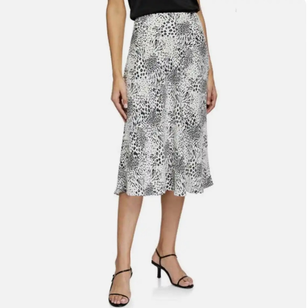 Joie Leopard Print Midi Skirt